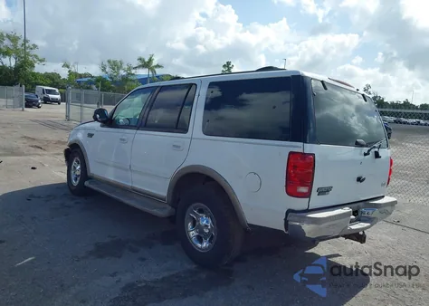 2002 Ford Expedition Eddie Bauer из США, поврежденный, VIN 1FMRU17L62LA06481